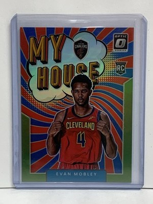 2021-22 Panini Donruss Optic My House #18 Evan Mobley Holo Lime Green 043/149