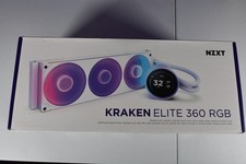 NZXT Kraken Elite 360 RGB AIO Liquid CPU Cooler   Tested, Working