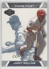 2007 Topps Co-Signers Blue 221/250 Jimmy Rollins Chase Utley #42 12jy