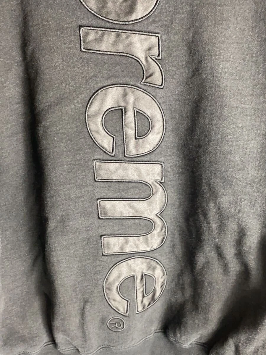 Felpa Supreme con cappuccio S cotone nero usata