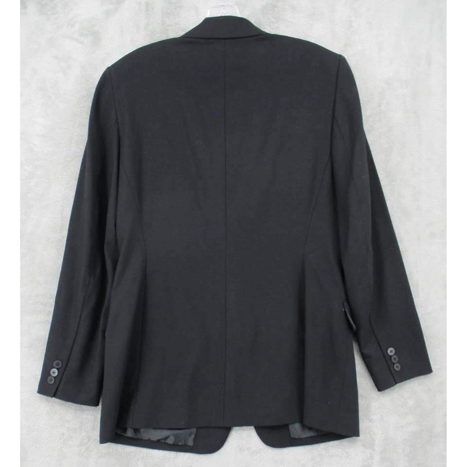 Blazer DKNY Vintage Mujer 8 Lana Chaqueta Oficina Ligero Oficina Corporativo Foto 2 de 4