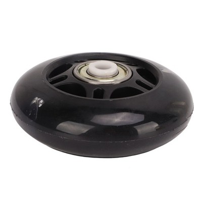 4x Inline Skate Flash Wheel Roller Skate PU Wheels Replacement Skate Wheels SET