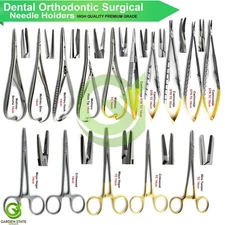 All Needle Holders Suturing Tying Dental Orthodontic Micro Surgical Procedures