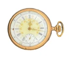 Antique Elgin 14kt RGP 52mm Pocket Watch, Safety Pinion Movement