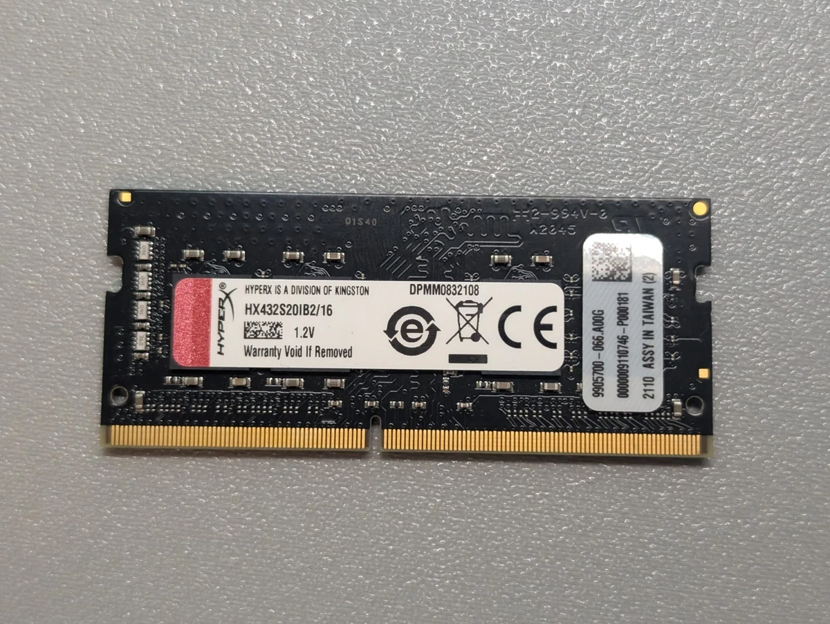 DDR4 SDRAM HyperX 16 GB Capacity per Module Memory (RAM) for sale