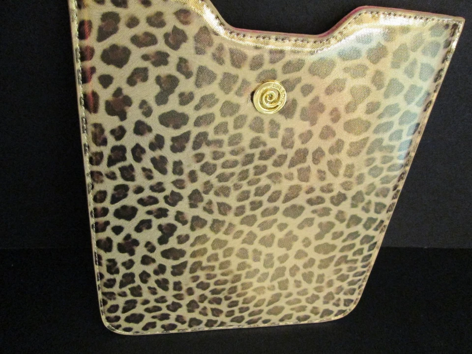 Animal Print Metallic iPad Tablet Sleeve by Mud Pie, 9"-10", NWT - Image 3 of 3