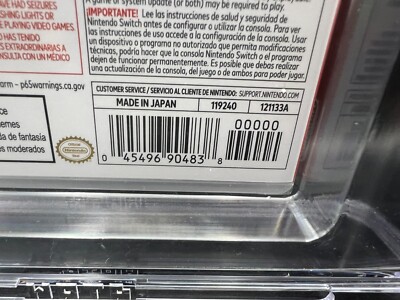 Paper Mario Thousand Year Door Nintendo Switch WATA 9.8 A++
