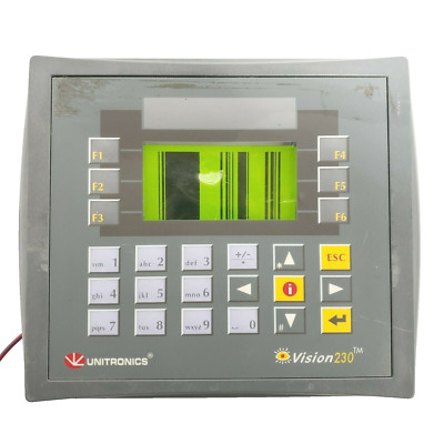 Unitronics Vision230 V230-13-B20B Control Panel SOLD AS IS READ DESCRIPTION 