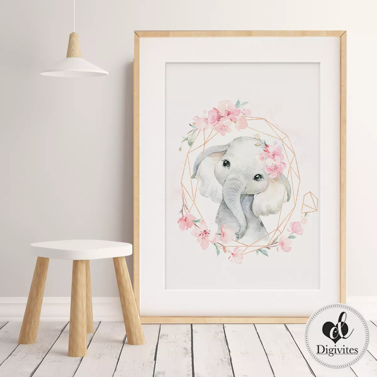 Baby girl paintings for nurseries cheap