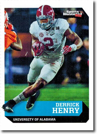 (25) 2016 Sports Illustrated SI for Kids #513 DERRICK HENRY Rookie Football Card