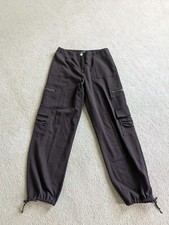 Forwear Vintage 90s Chocolate Brown Cargo Pants Women Size 8