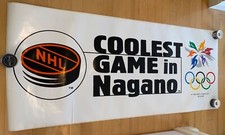 Winter Olympics hockey rink boards poster - Nagano 1998