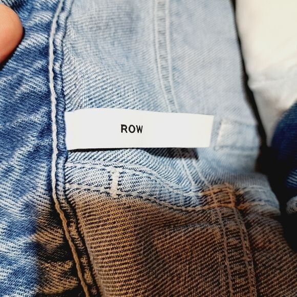 Pantaloncini jeans Weekday Fila lavaggio medio taglio taglia 32