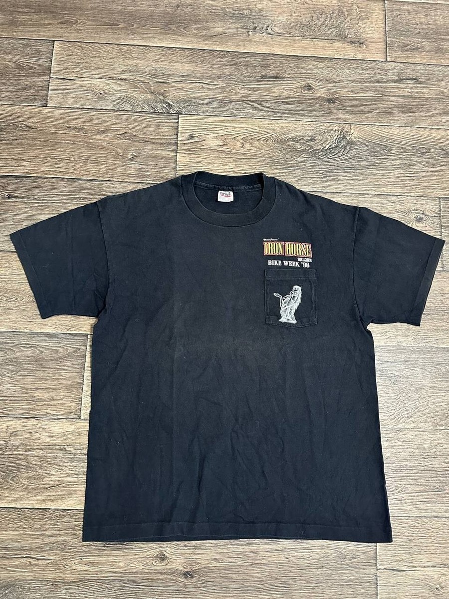 Vintage iron horse saloon t-shirt 1996 men XL | eBay