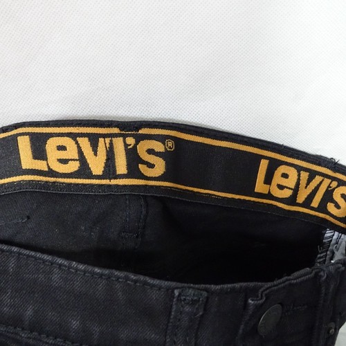 Levis 510 Skinny Fit Black Denim Jeans Boys Size 10 Reg 25 x 26 Casual - Picture 6 of 8