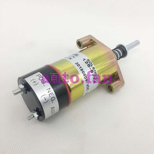 Fuel Shut Off Solenoid Valve 1255774 For CAT 3304 3406 3406B E330B
