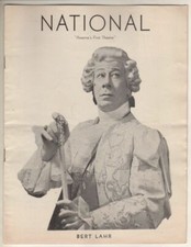 Bert Lahr  "Du Barry Was A Lady"  Playbill 1940  Washington  National Theatre