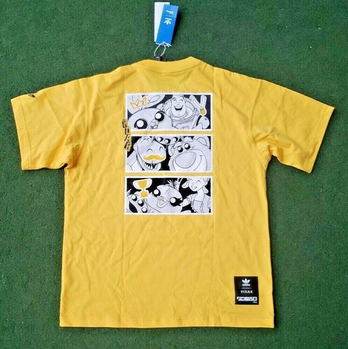 Adidas x Disney Manga Short Sleeve Toy Story Gold T-shirt HC6926 Small  Unisex | eBay