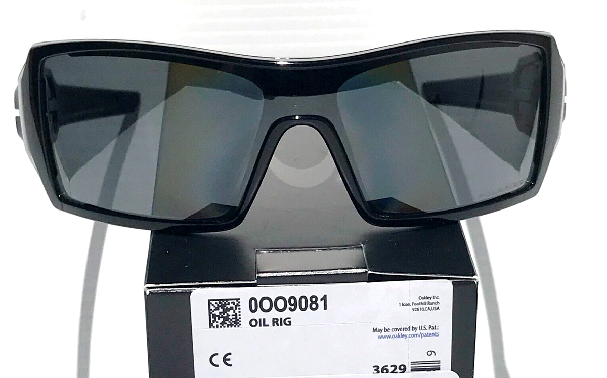 Oakley OIL RIG Polished Black POLARIZED Black iridium Lens Oakley OIL RIG Polished Black POLARIZED Black iridium Lens