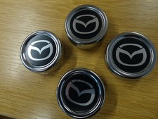 Mazda NA5337190 MX5 NA Chrom Nabendeckel  Nabenkappe Center Cup 4X