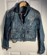 Lois Jeans Jacket Always New Lois Retro 80s 90s Vibe Size 4/l Teen Measurements