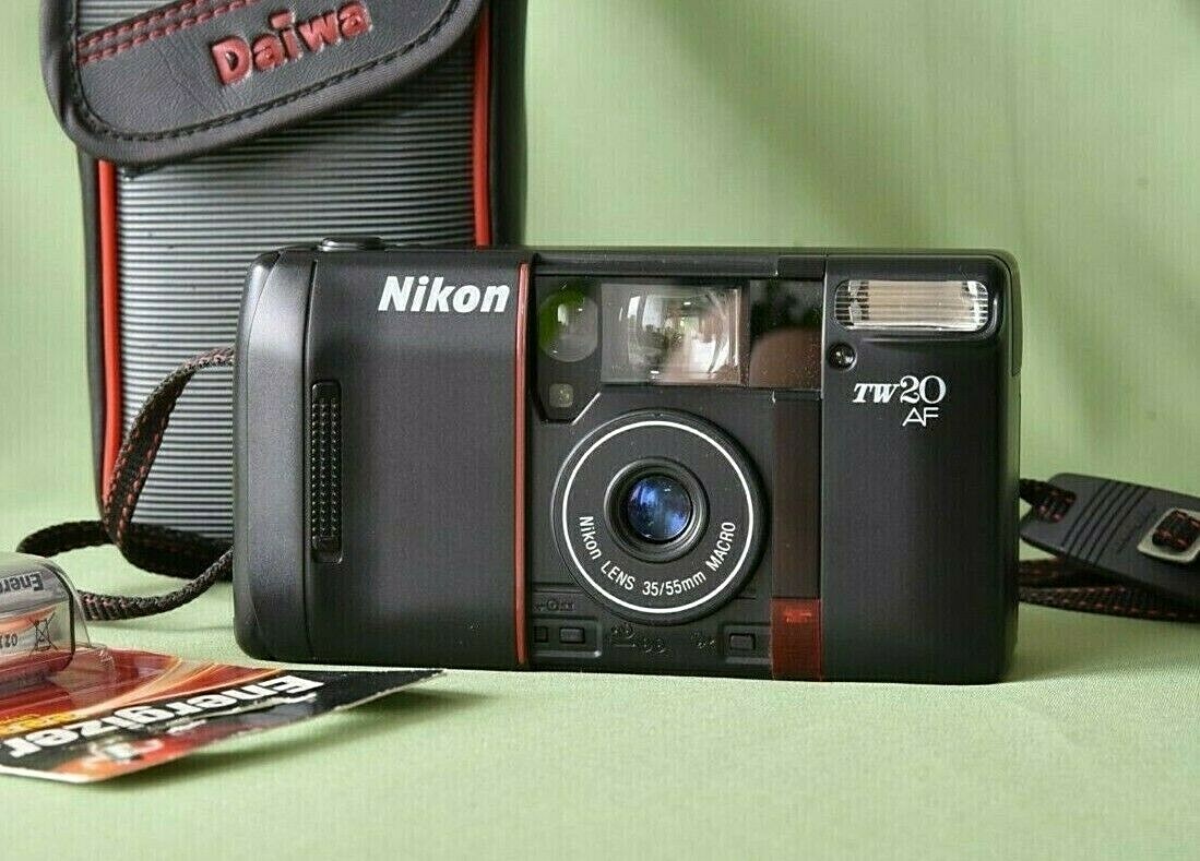 ✈DHL【Mint】Nikon TW 20 AF, 35mm Compact Film Camera Film Tested