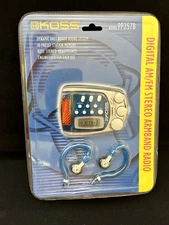 Koss Sound System PP257B Dynamci Bass Boost Stereo Headphones AM/FM