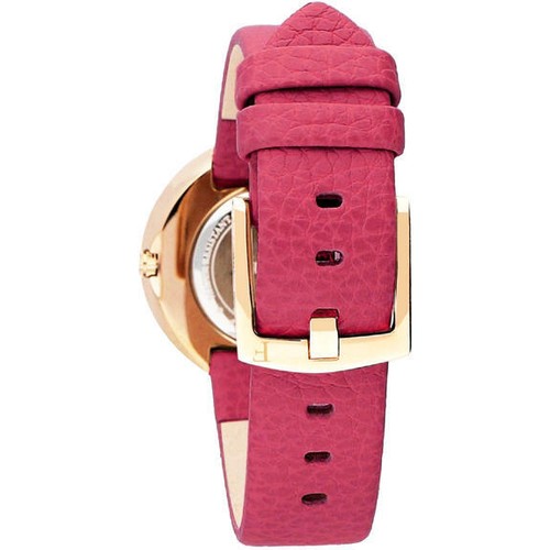 Damenuhr Furla Mypiper Gold Pink Lederband Pink Shoking, Durchmesser 34mm - Bild 4 von 4