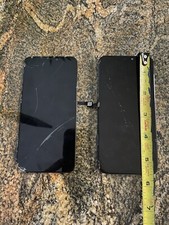 Lot Of 2 OEM Black iPhone 5S - Replacement Cracked Screens