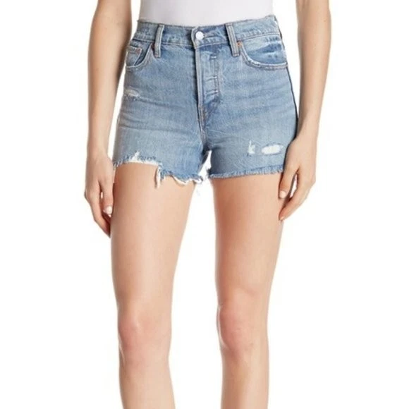 Levi's frayed deals denim wedgie short