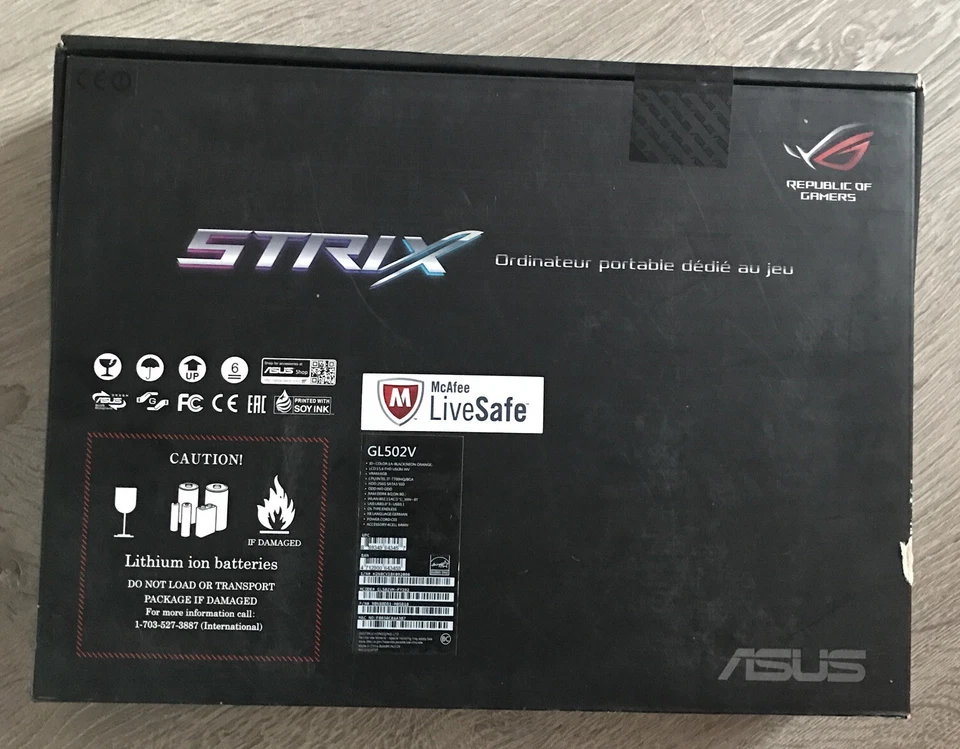 Asus GL502V strix gaming notebook PC - Image 2 of 4