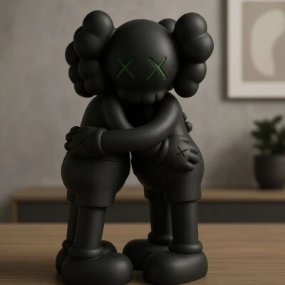 100% PURE Kaws Together vinyl figure black