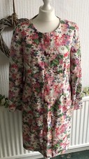 Women’s Cath Kidston Uk 12 Jacket Floral Print Multi Coloured Mid Length Pockets