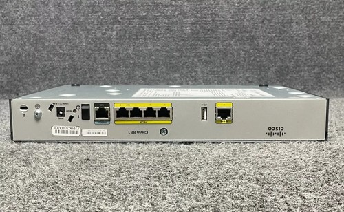 Cisco Router C881 800 Series 🔌 Integrated Services DC 12V 5.5A/2.5A Black ⚫ - 第 13/17 張圖片