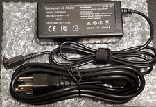 Replacement AC Adapter Charger SK90190342 Black Tip 1 Dot  19 V  3.42 A