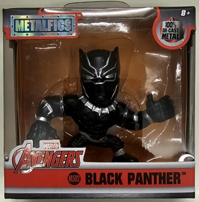 Marvel Avengers Metalfigs 2,5'' Blacl Panther Figur Jada Toys (Neu) M502