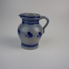 Steinzeug Krug Karaffe Wasserkrug Salzglasur ca. 14 cm H