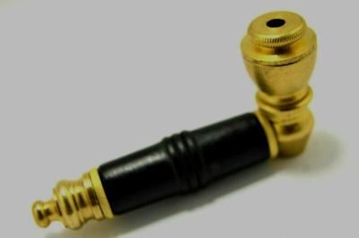 brassall tobacco ORIGINAL USA BRASS Woodie Tobacco Smoking Pipe w/Lid Pipe Metal pipe