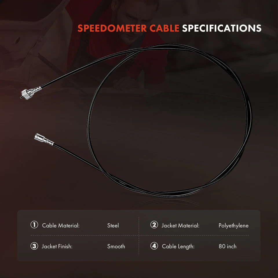 Cable velocímetro 80 pulgadas para Dodge Charger Challenger Chrysler Town & Country Foto 4 de 4