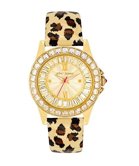 Betsey johnson leopard watch clearance