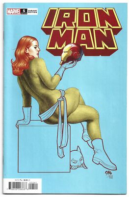Iron Man #5 1:25 Frank Cho Hellcat Variant Marvel 2020 VF/NM