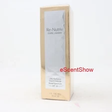 ESTEE LAUDER RE-NUTRIV ULTRA RADIANCE SPF 20 LIQUID MAKEUP FOUNDATION 1 OZ NIB