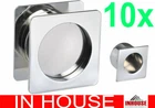 10X Cavity Sliding door pull handle flush pull Passage function SQ CP