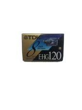 TDK E-HG 120 8 MM Video Cassette P6-120EHG NEW
