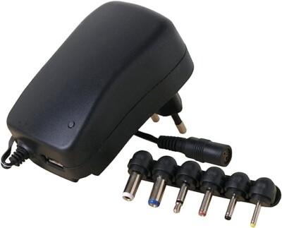 Universal Stecker-Netzteil DC 3V 4,5V 5V 6V 7,5V 9V 12V - 1500 mA