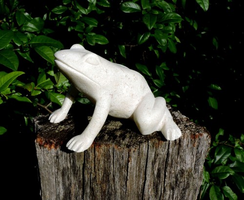LARGE Calcite Egyptian Hand Carved Sculpture Pepe The Frog God Kek Statue Meme - 第 11/12 張圖片