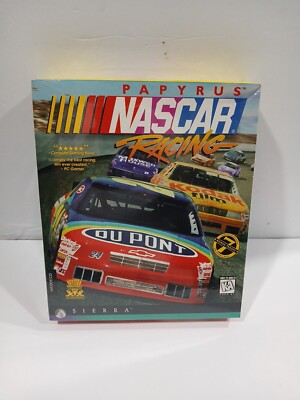 Sierra Papyrus Nascar Racing 1996 Computer Game MS DOS CD t2924 NEW