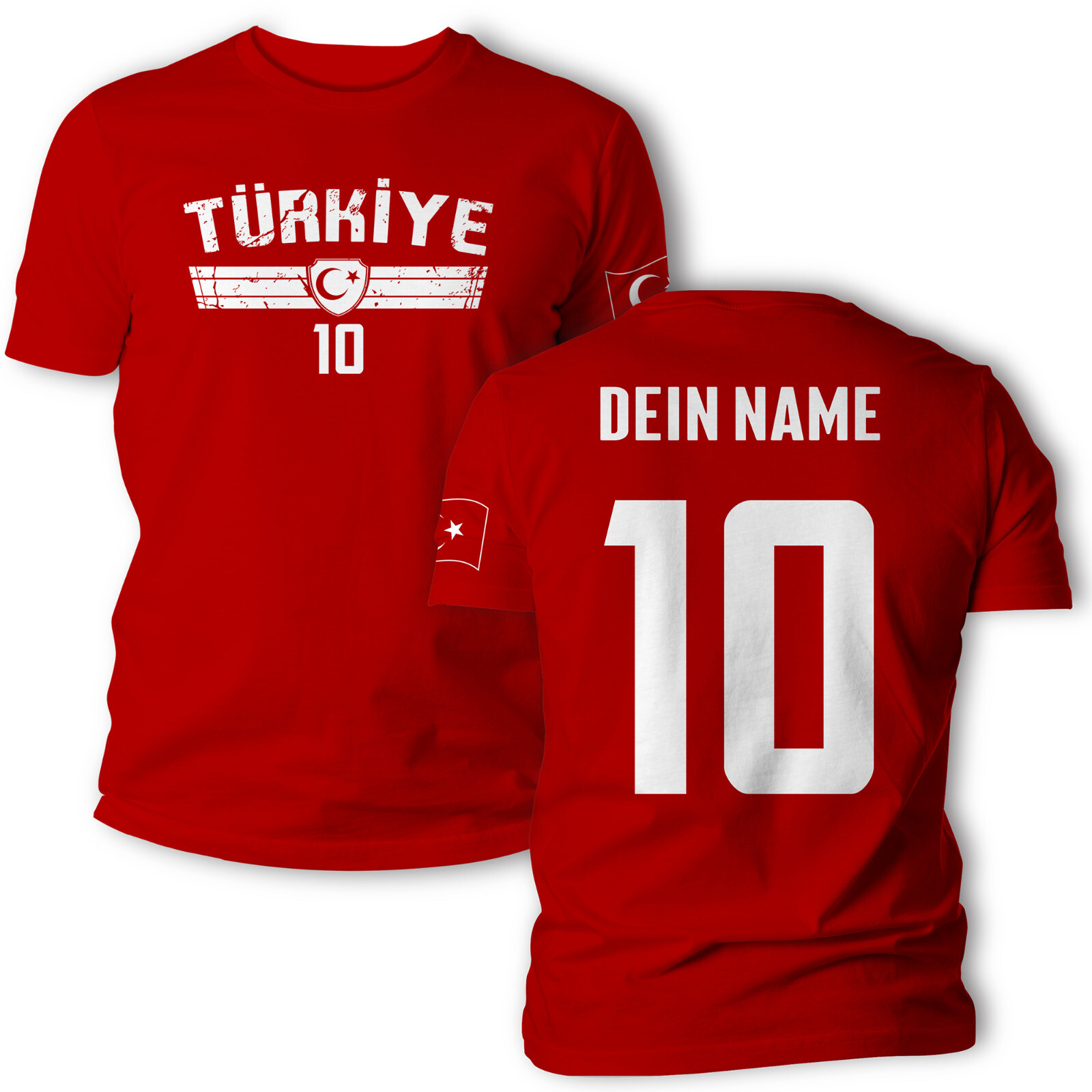 Turkey Jersey Desired Name & Number Personalised Türkiye T-Shirt Gift World Cup 26