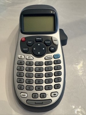 DYMO Portable Printer Handheld Label Maker Black Silver Letratag 100H