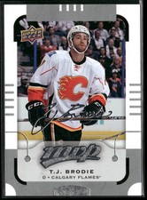 2015-16 Upper Deck MVP #53 T.J. Brodie Silver Script